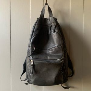 Full Size Leather Backpack